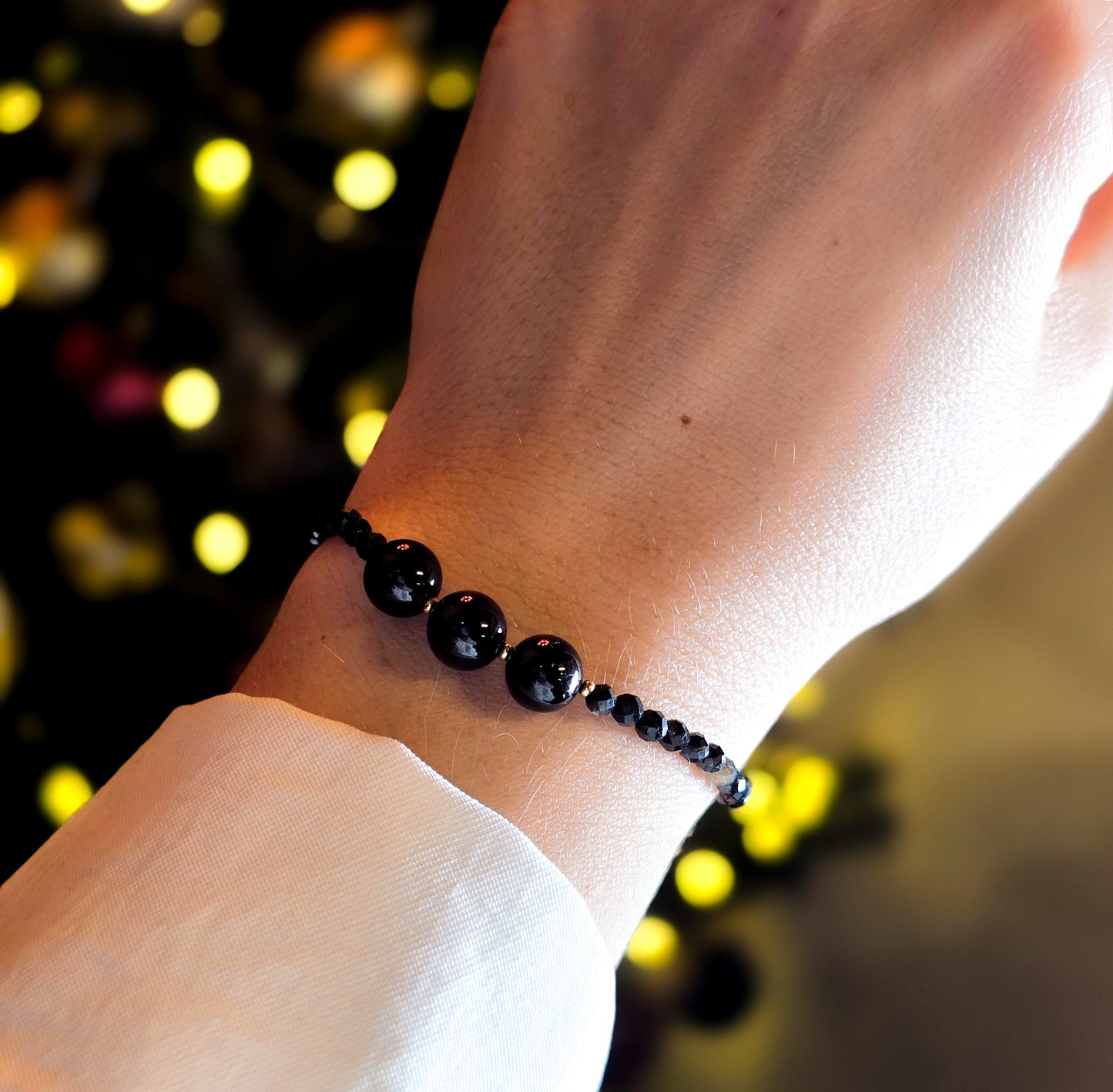 TURMALIN BRANSOLETKA Z KAMIENI NATURALNYCH