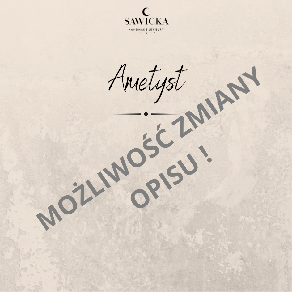 Bransoletka z ametystem - KLUCZ DO MEDYTACJI