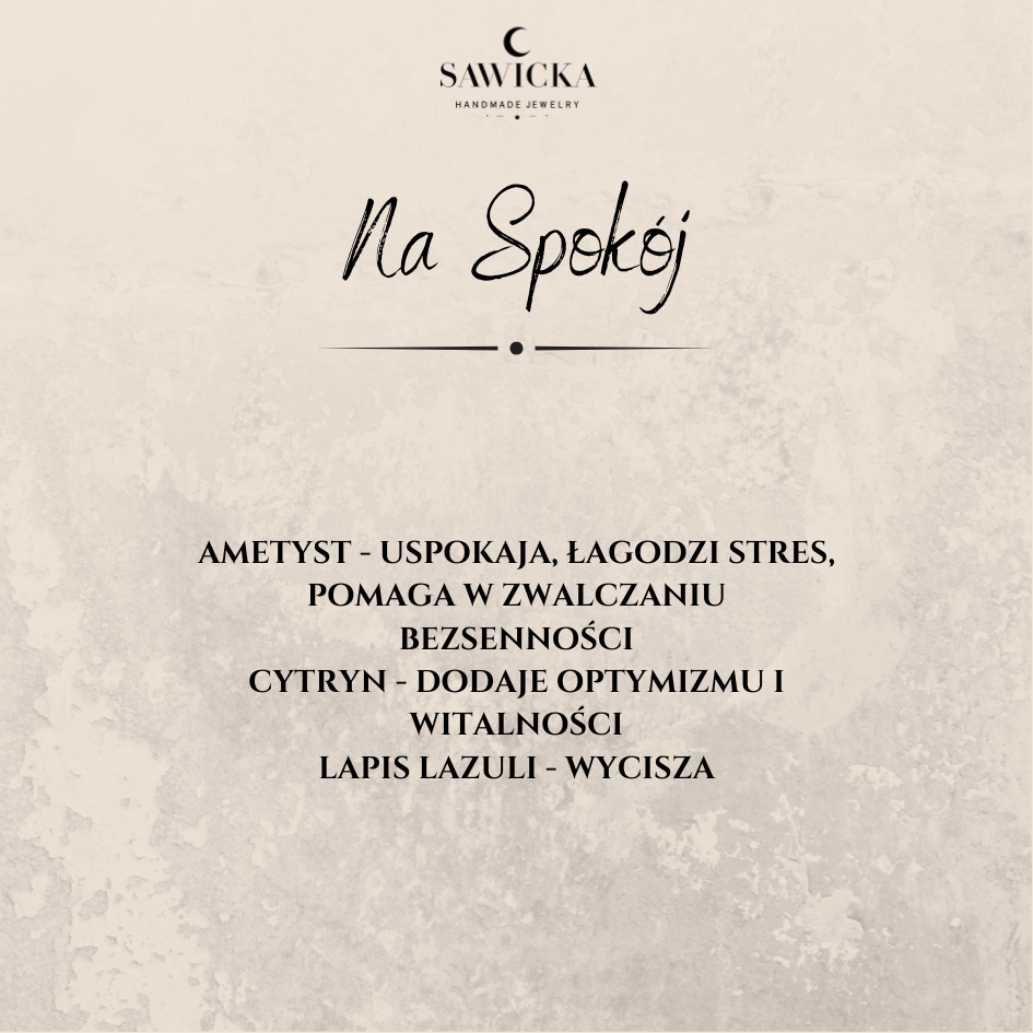 Na spokój - bransoletka na łańcuszku ze stali chirurgicznej - Dzień Babci