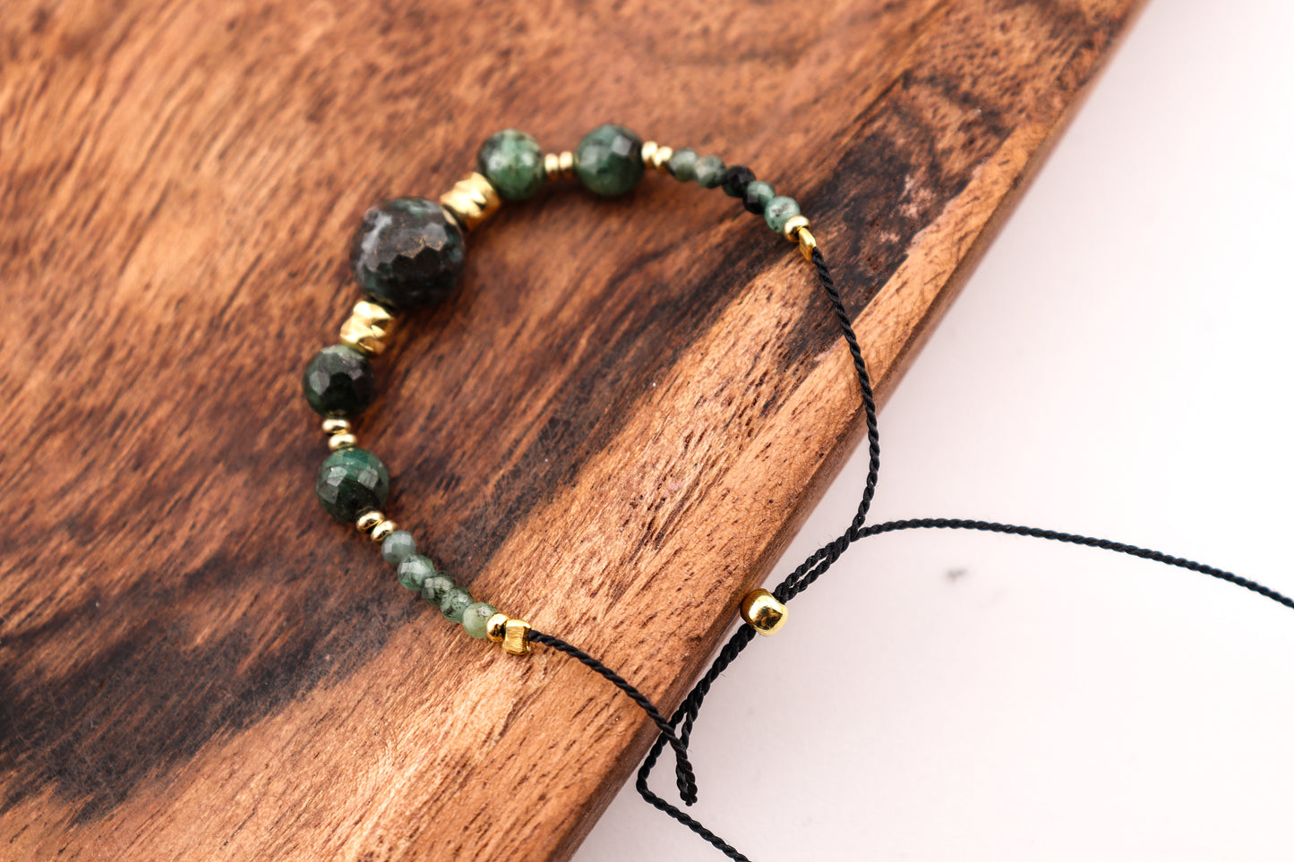 BRANSOLETKA ZE SZMARAGDEM