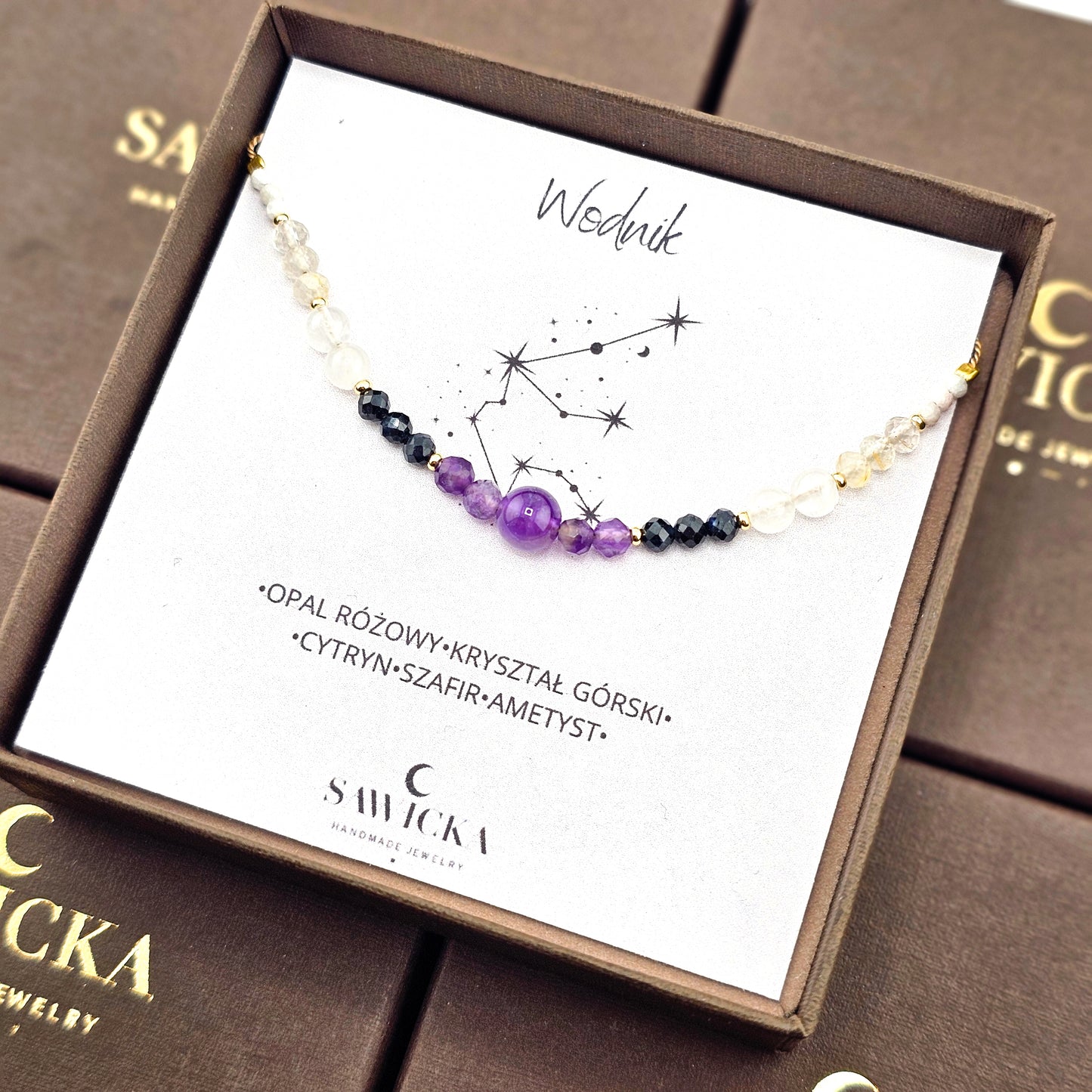 WODNIK -bransoletka zodiakalna