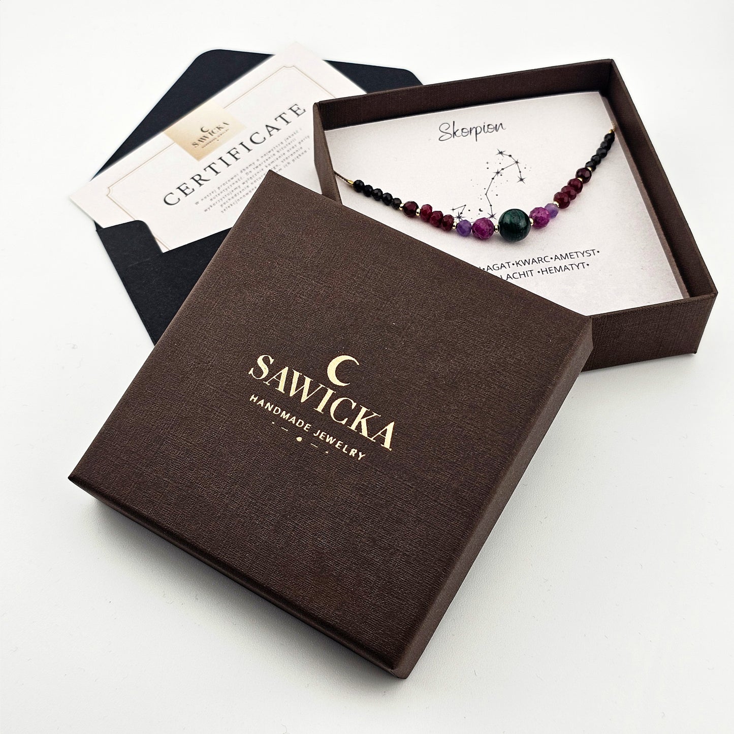 SKORPION - bransoletka zodiakalna