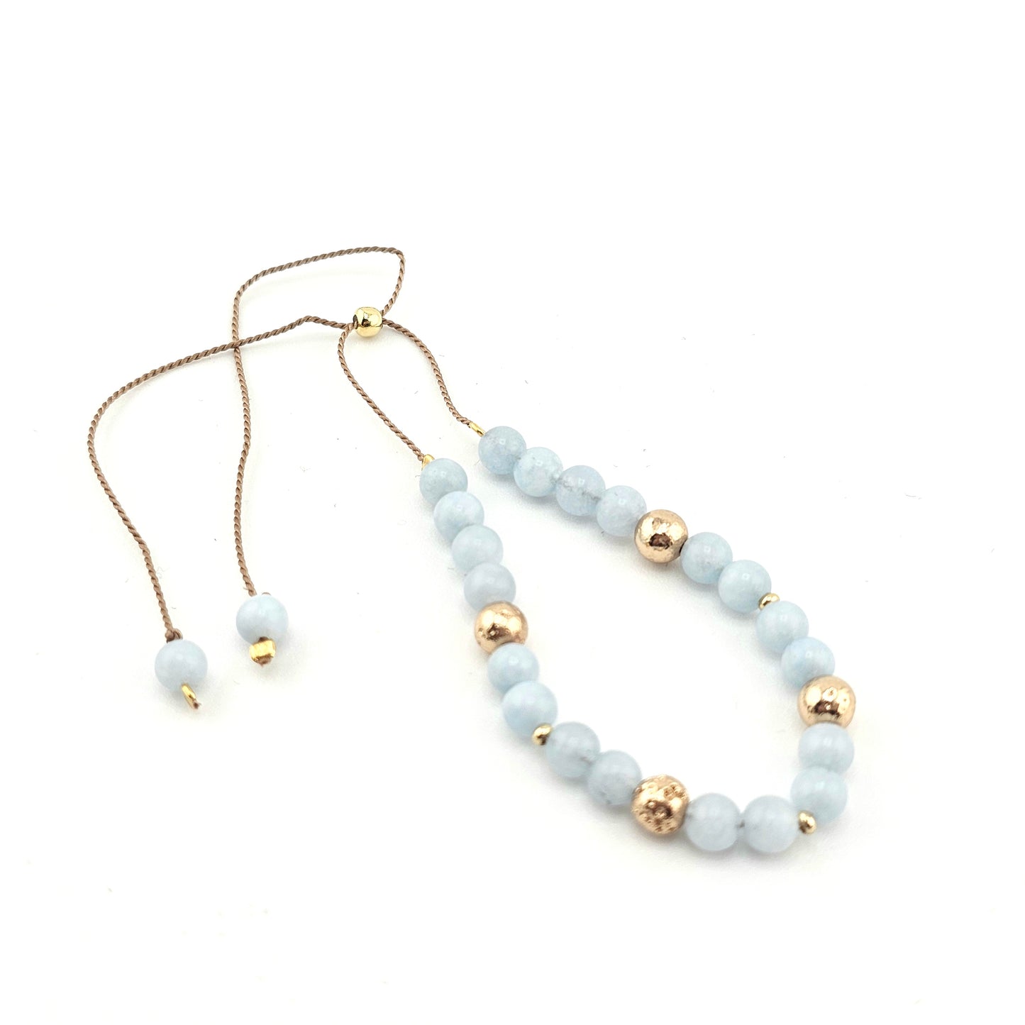 AKWAMARYN - bransoletka urodzeniowa MARZEC