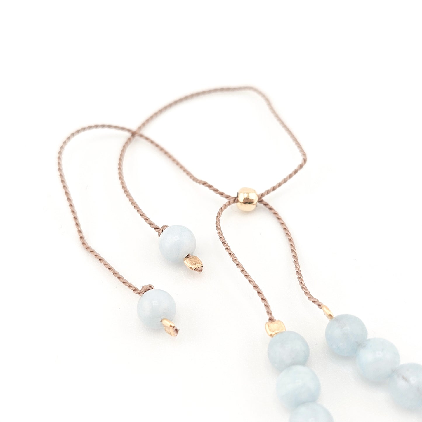 AKWAMARYN - bransoletka urodzeniowa MARZEC