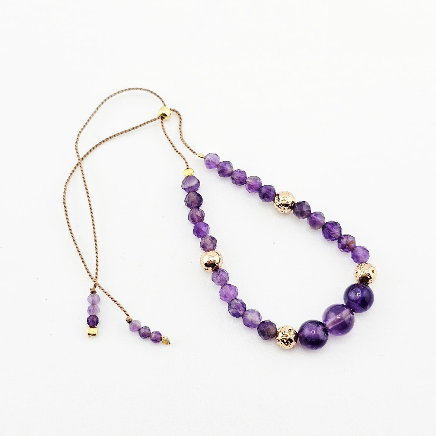 AMETYST -bransoletka urodzeniowa LUTY