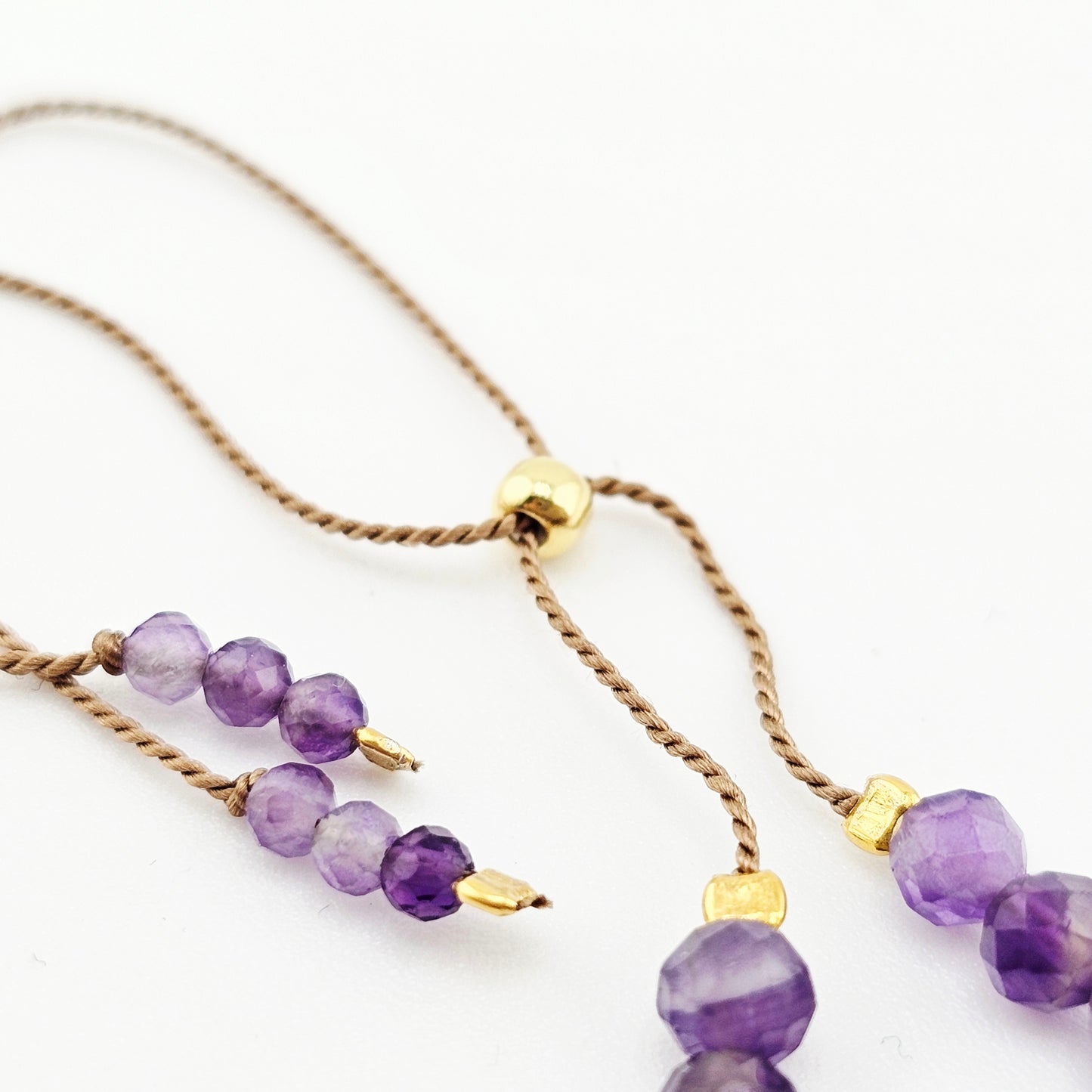 AMETYST -bransoletka urodzeniowa LUTY