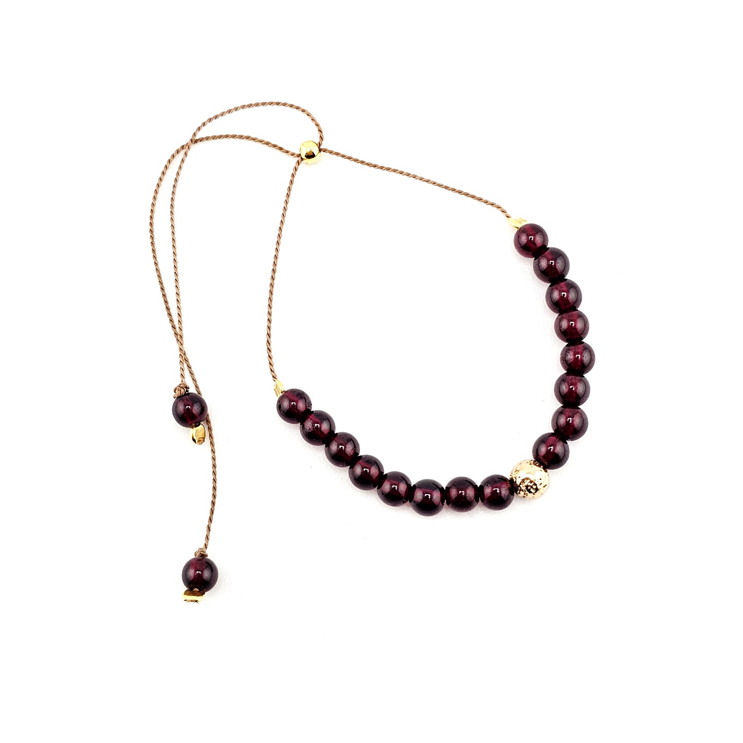 GRANAT - bransoletka urodzeniowa STYCZEŃ