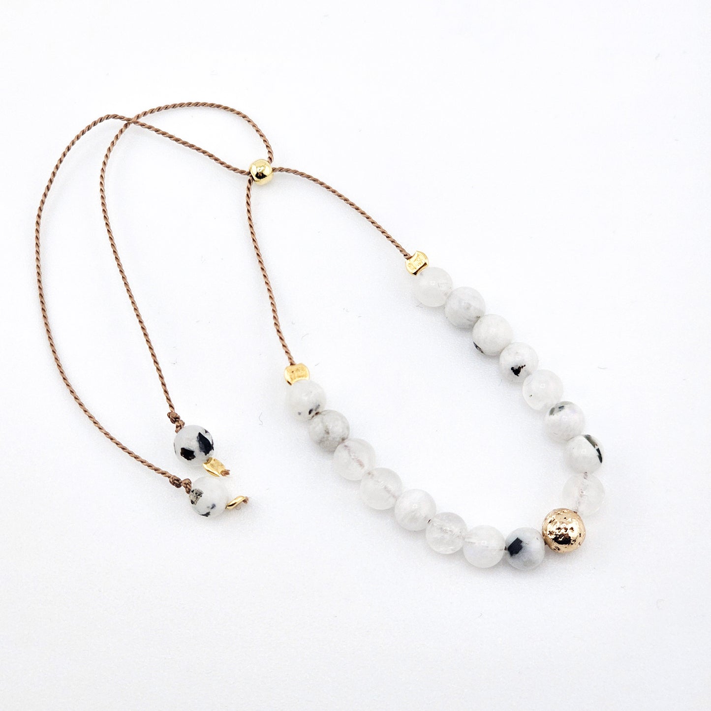 KAMIEŃ KSIĘŻYCOWY - bransoletka urodzeniowa Czerwiec