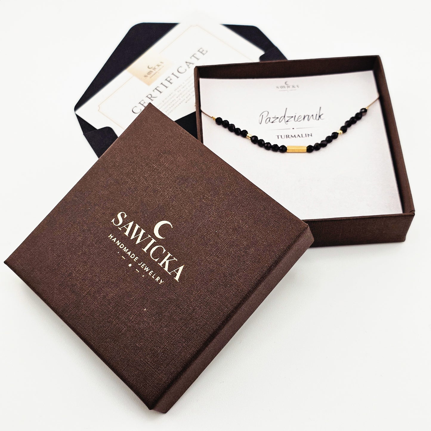 TURMALIN - bransoletka urodzeniowa Kwiecień