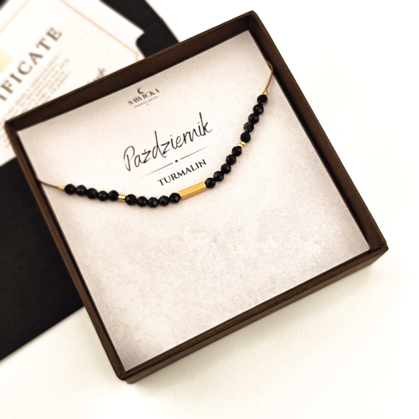 TURMALIN - bransoletka urodzeniowa Kwiecień
