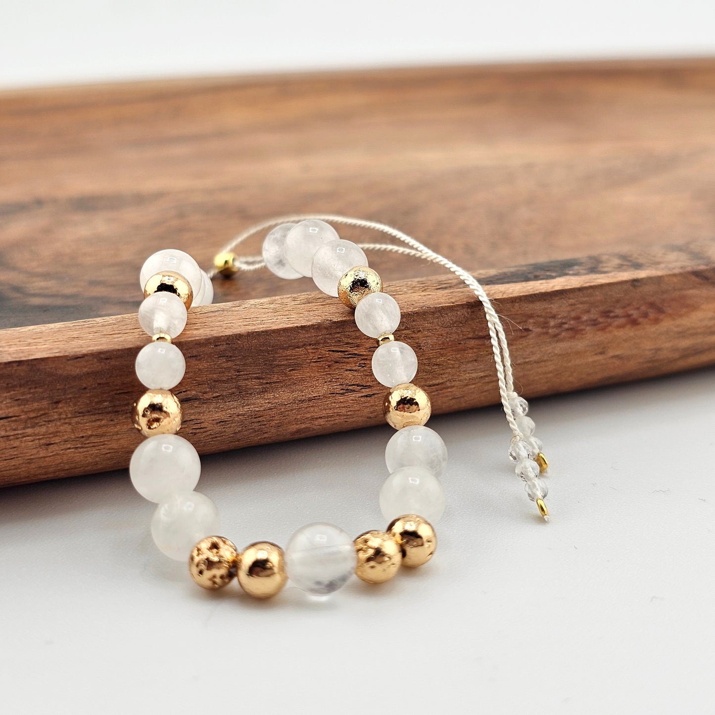 KRYSZTAŁ GÓRSKI - bransoletka urodzeniowa dla KWIETNIA