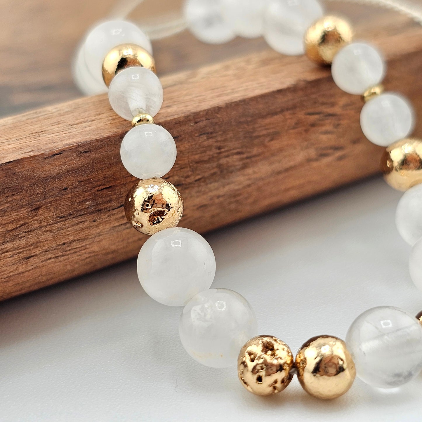 KRYSZTAŁ GÓRSKI - bransoletka urodzeniowa dla KWIETNIA