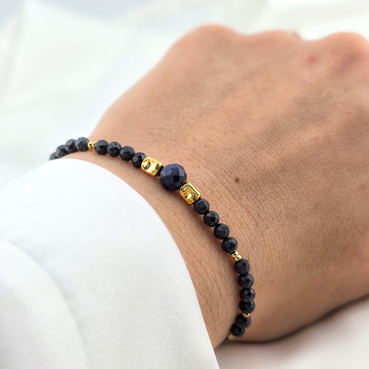 BRANSOLETKA Z SZAFIREM