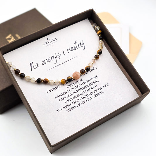 Na energię i nastrój - Bransoletka na sznurku