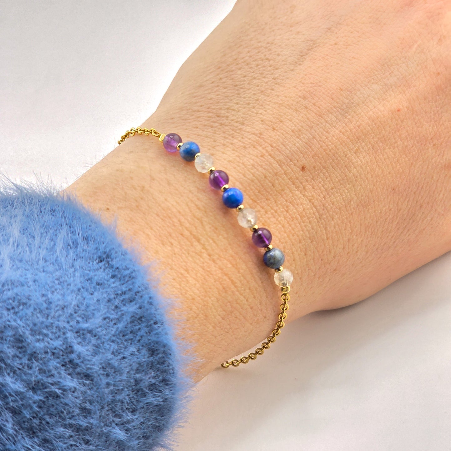 Na spokój - bransoletka na łańcuszku ze stali chirurgicznej - Dzień Babci