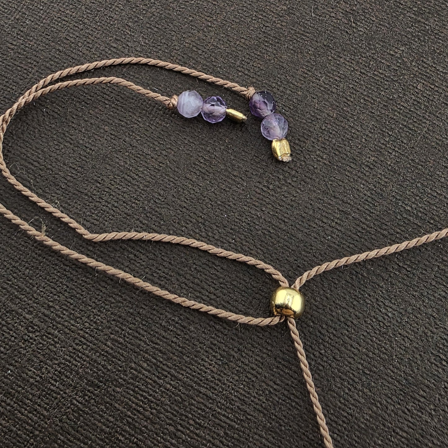 Bransoletka z ametystem - KLUCZ DO MEDYTACJI