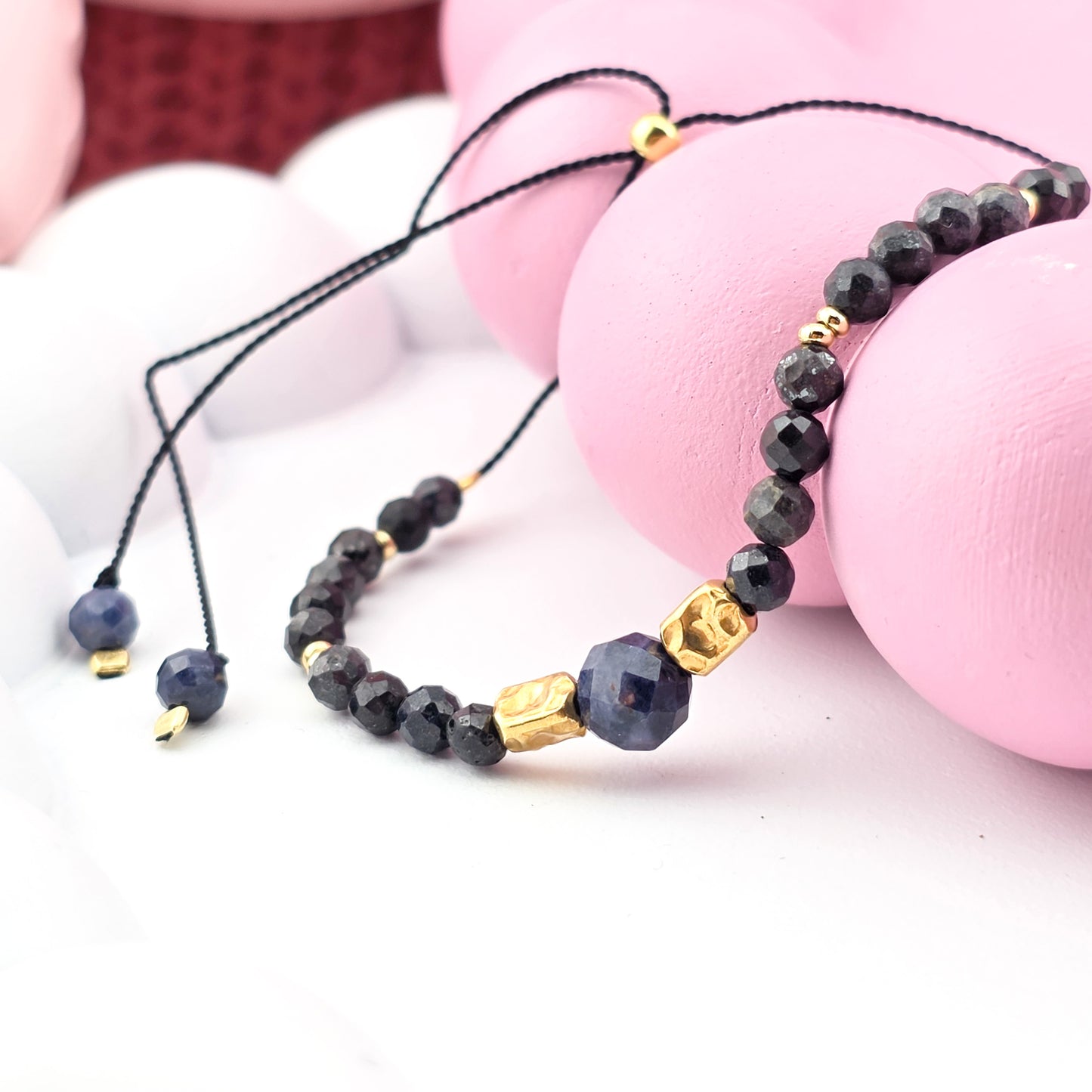 BRANSOLETKA Z SZAFIREM