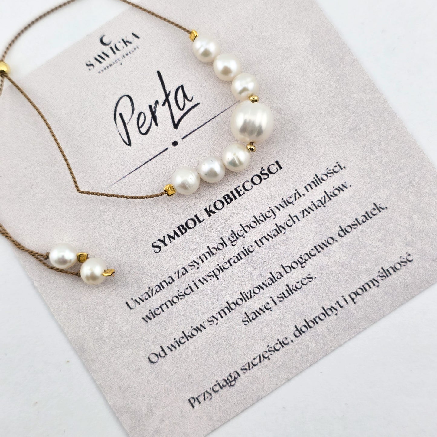 Bransoletka z perłami