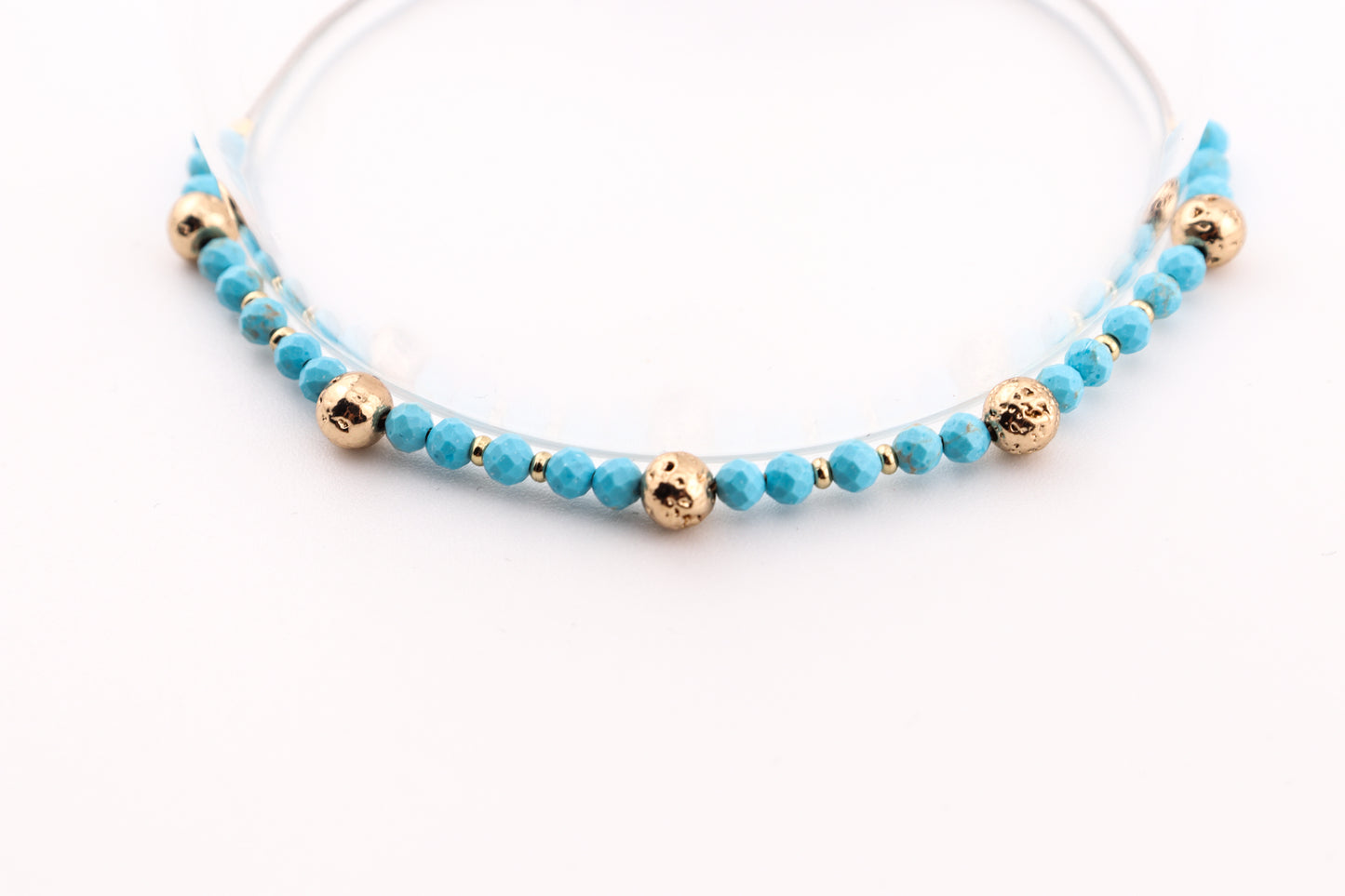 TURKUS - BRANSOLETKA Z KAMIENI NATURALNYCH