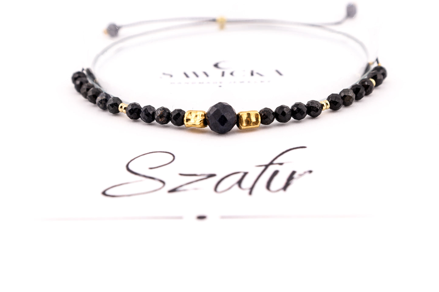 BRANSOLETKA Z SZAFIREM