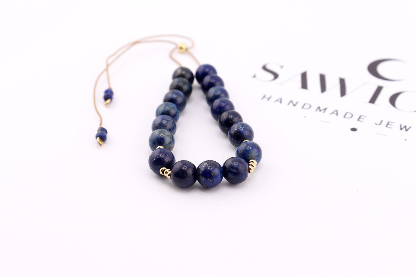 LAPIS LAZULI - BRANSOLETKA Z KAMIENI NATURALNYCH