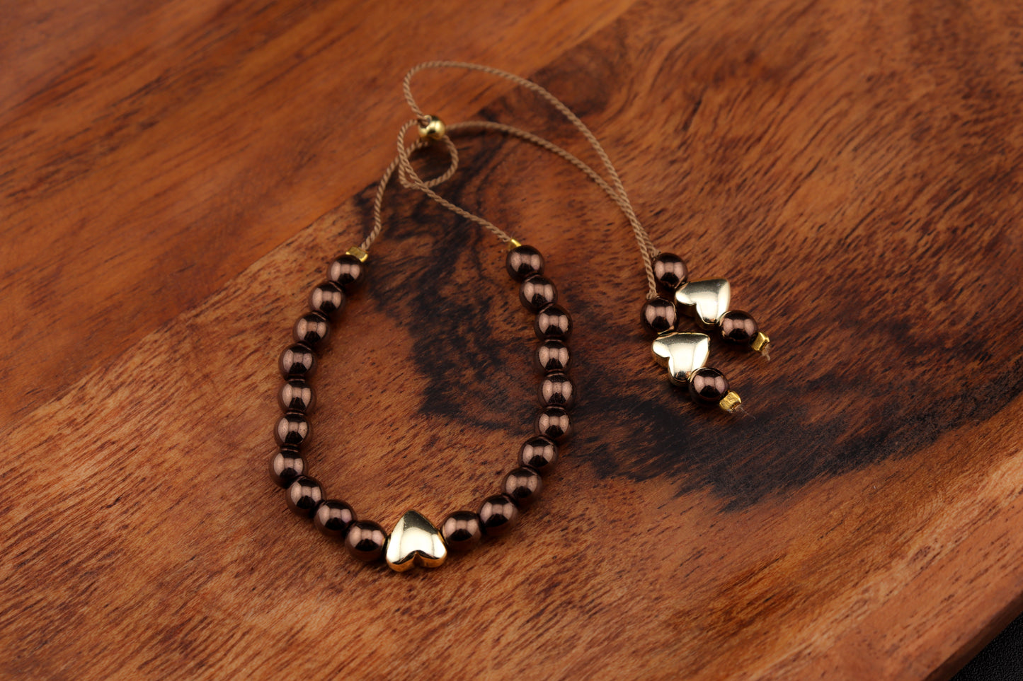 BRANSOLETKA HEMATYTOWE SERCE